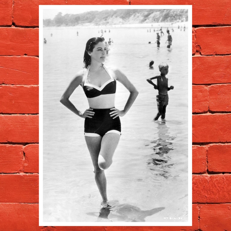art print Ava Gardner vintage portrait photo movie poster vintage poster housewarming gift for himher photo print wall decor