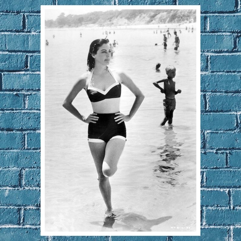 art print Ava Gardner vintage portrait photo movie poster vintage poster housewarming gift for himher photo print wall decor