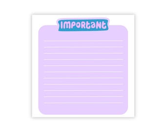 Mini Wichtig Notizblock