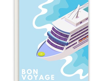 Bon Voyage Cruise Card: Hidden Duck Surprise