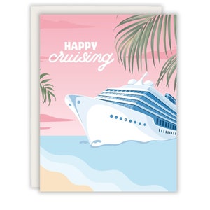 Happy Cruising Card: Hidden Duck Cruise Line Card