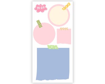 Girly Sticky Note Notizblock