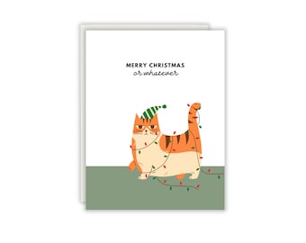 Merry Christmas or whatever | Grumpy cat holiday card