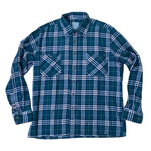 Vintage 90s Checked Cotton-Flannel Shirt | Vintage 90s checkered flannel shirt