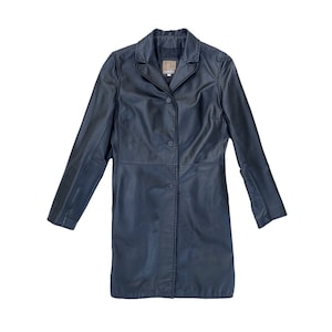 Vintage 90s CONBIPEL Leather Trench Coat | Trench in Pelle Donna CONBIPEL Vintage Anni 90