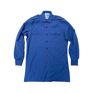 Vintage Authentic 80's French Workwear Uniform Shirt | Authentic Work Uniform French Vintage 80s