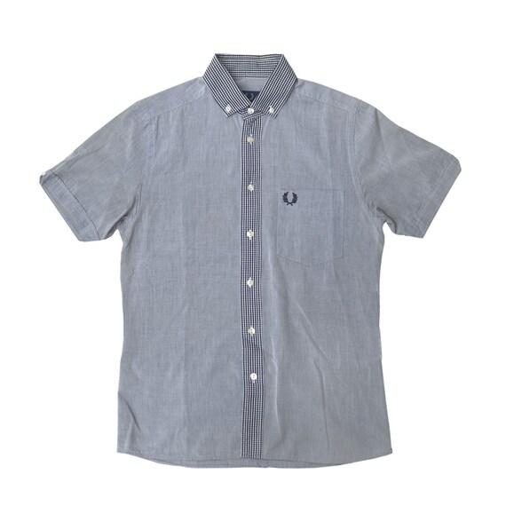 Vintage 90s Fred Perry Short Sleeves Shirt Camicia Maniche Corte Fred Perry Vintage Anni 90 Etsy