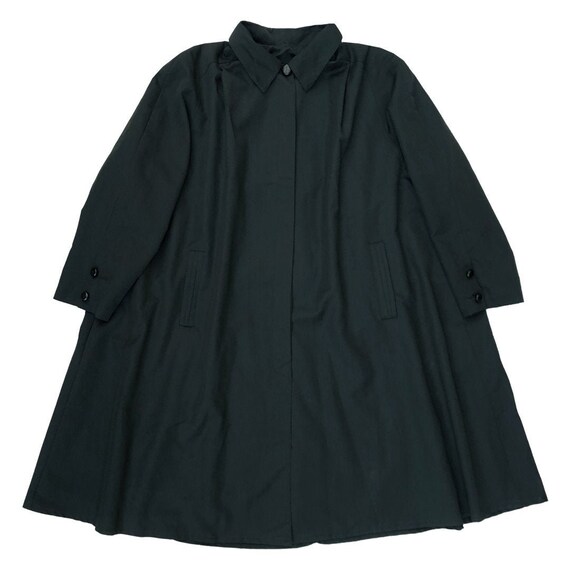 80s Womens Pleated Trench Coat | Trench coat Pleat