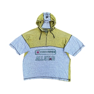 Vintage 90s CONVERSE Hooded Tee | T-shirt con Cappuccio CONVERSE anni 90