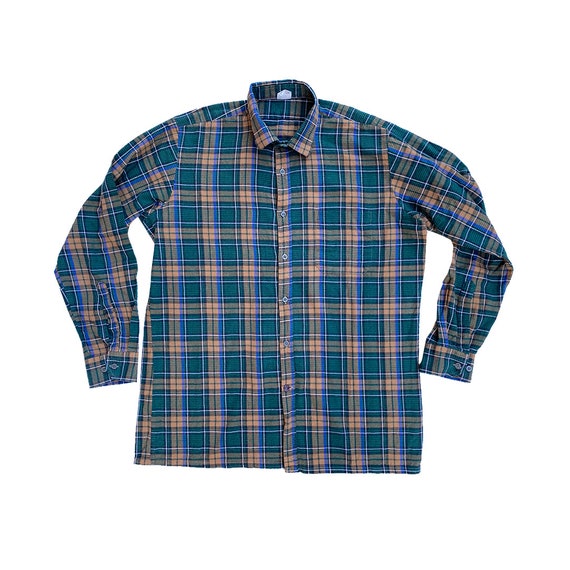 Camicia A Scacchi Uomo Jack Pyke Countryman Verde - Manica Lunga Taglia L - Bottoni - Foto 2