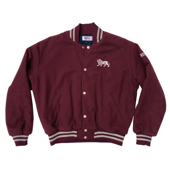 90s LONSDALE Wool Bomber Jacket | LONSDALE 90s Woo