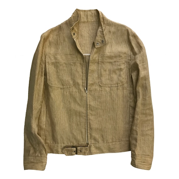 70s Unlined Fine Stripes Jacket | 70s Unlined Stri