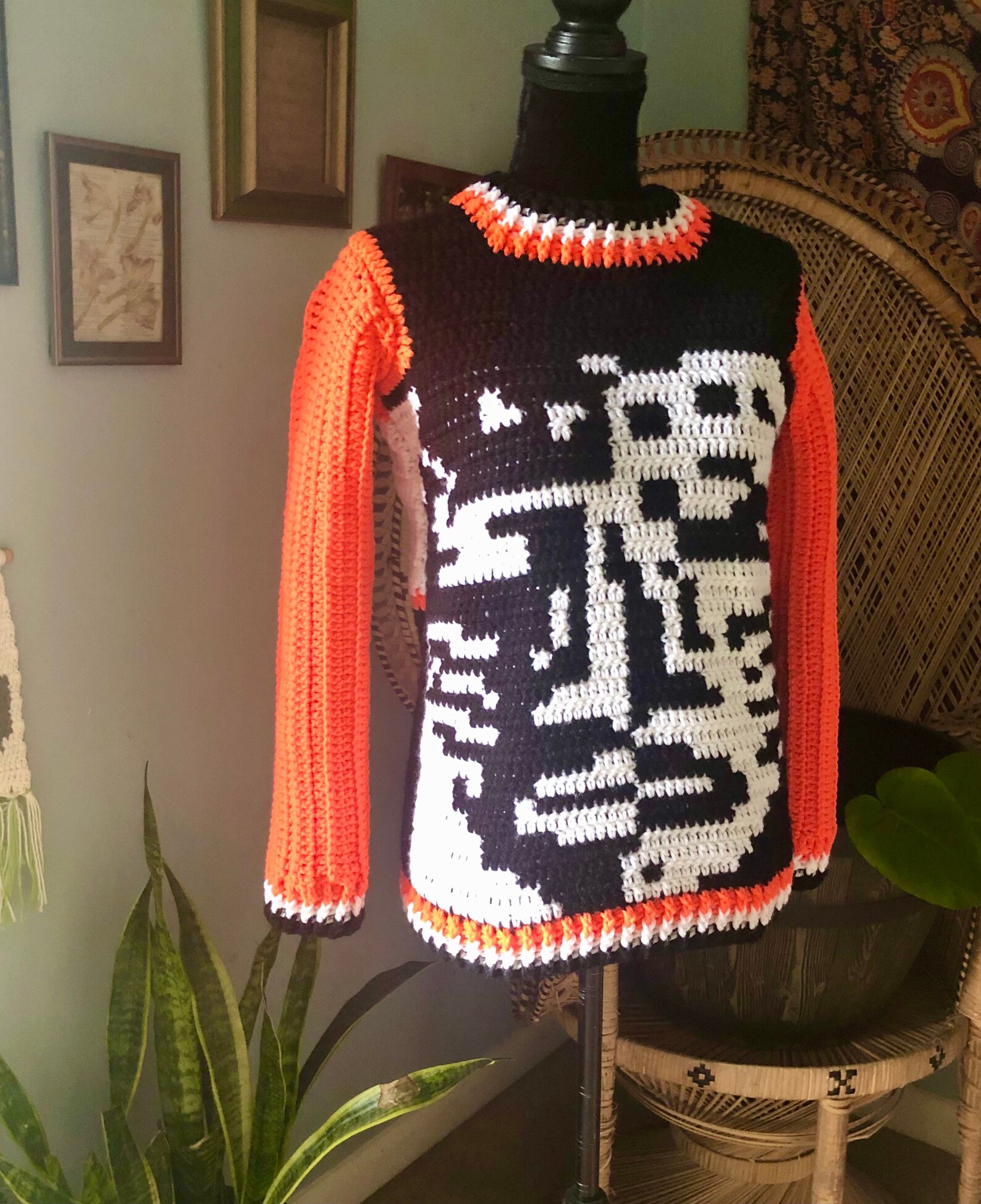 Beautifully Unusual African Crochet Sweater Etsy