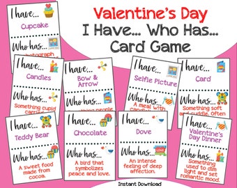 I Have… Who Has… Valentine's Day Game