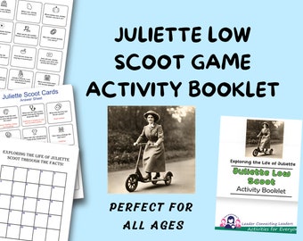 Juliette Low Scoot Game | Perfect for Juliette Low Birthday and Halloween Parties | Party Game |  Instant Download