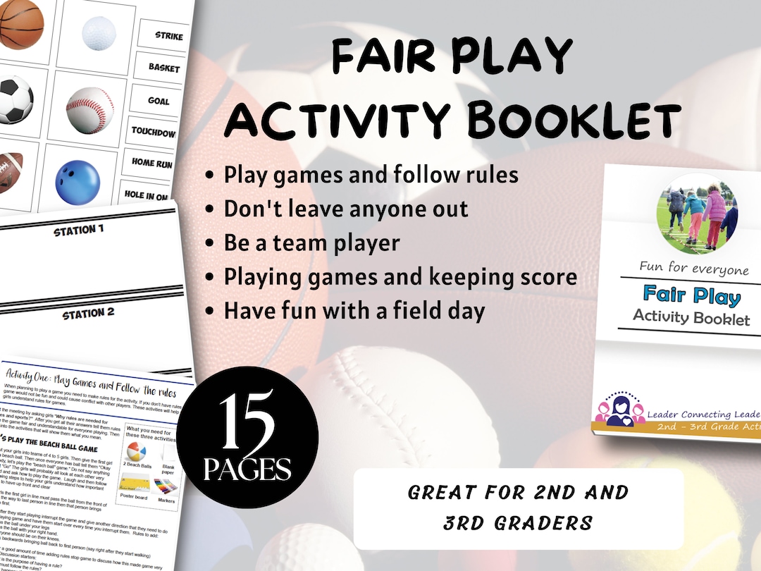 Fair Play Activity Booklet