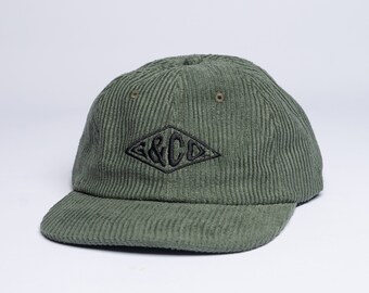 Vintage Corduroy Hat dad hat 6 panel hat baseball cap 90s hats vintage hats snapback cap gift for him