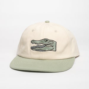 CROCODILE EMBROIDERY Vintage Dad HAT For Men And Women – 6 Panel Snapback Flat Baseball corduroy Hat