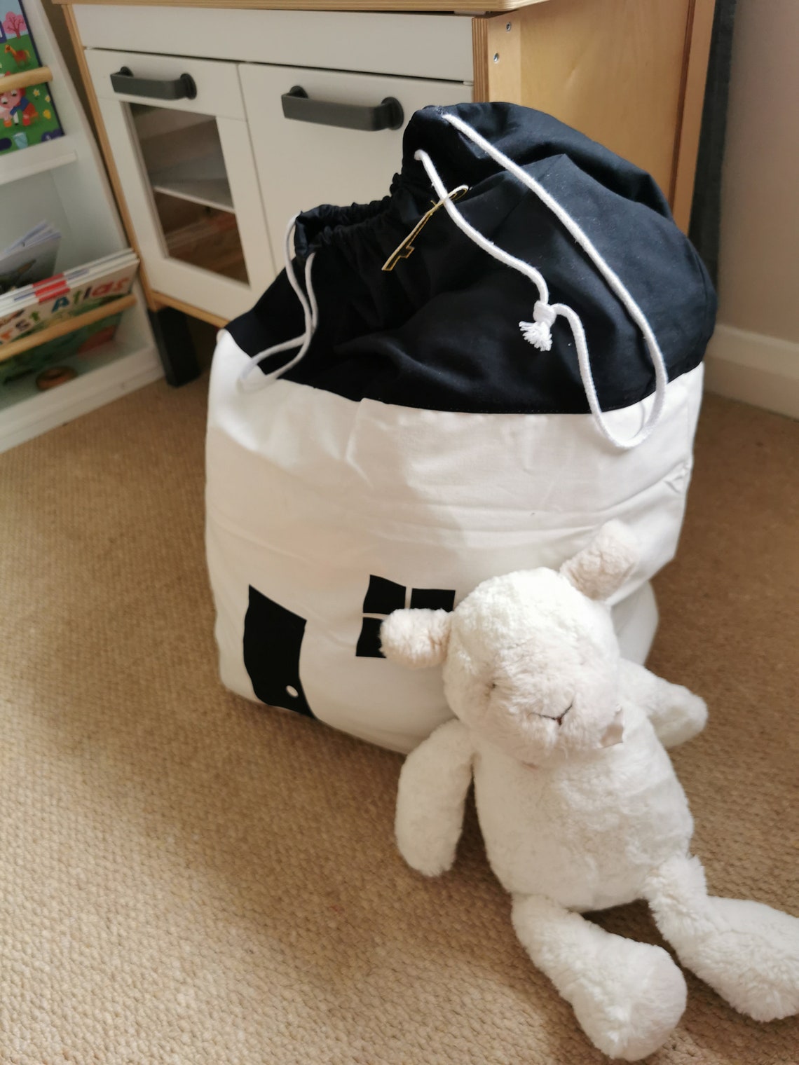 Toy Storage Bag Organizer for Kids Room Baby Room Baby Shower Etsy