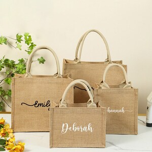 Beach Bag Personalized Burlap Bags Large Beach Tote Bags 