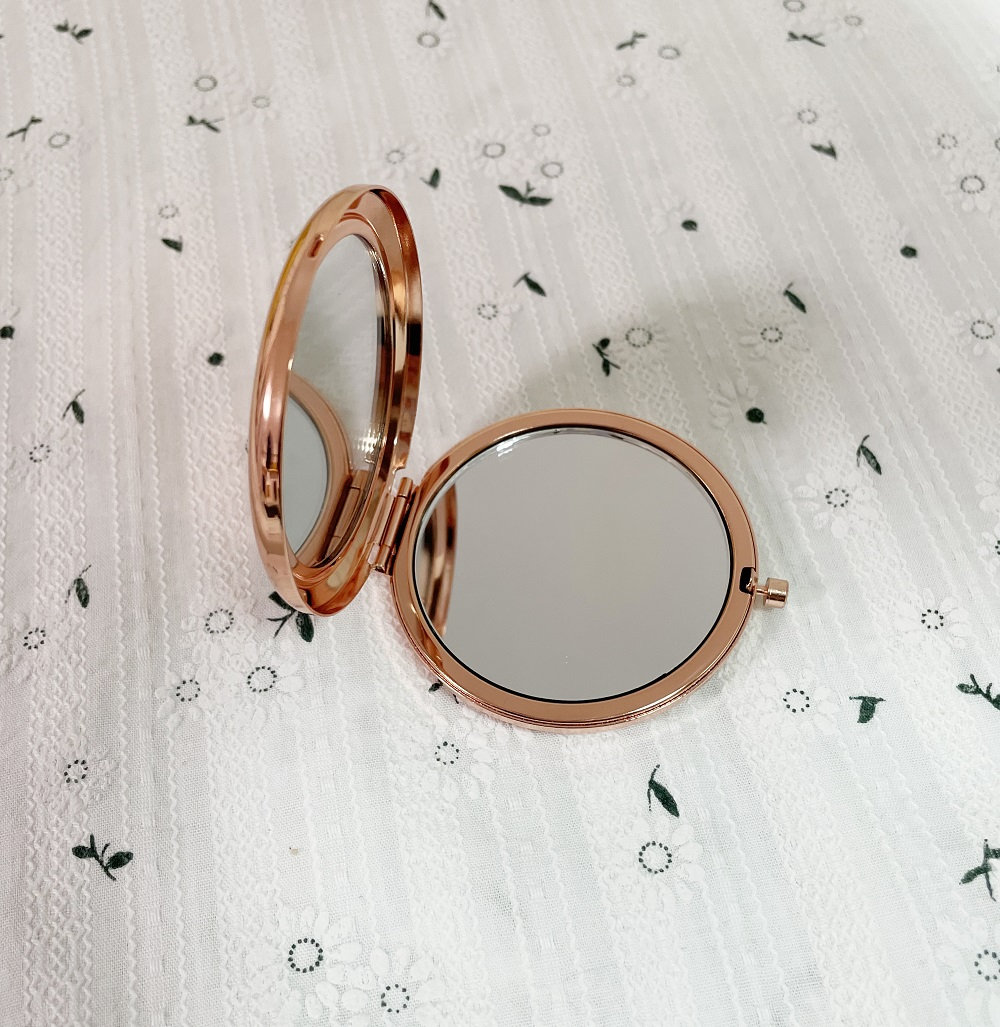 Compact Mirror Wedding Favors Rose Gold Mirror Maid of Honor Etsy