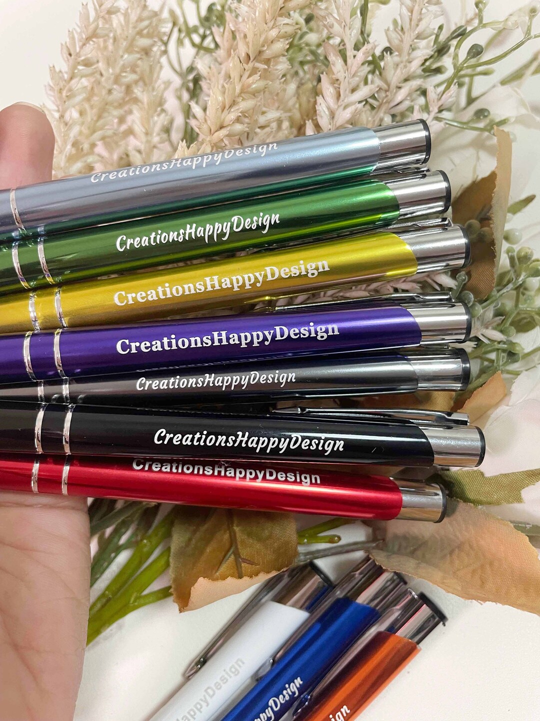 Personalized Business Pens Custom Laser Engraved Monogrammed Etsy