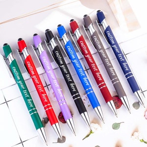 Custom pens,Personalized Business Pens Bulk Custom Text Order , Marketing Material Writing Tools Office Supplies,Customized Ballpoint Pens