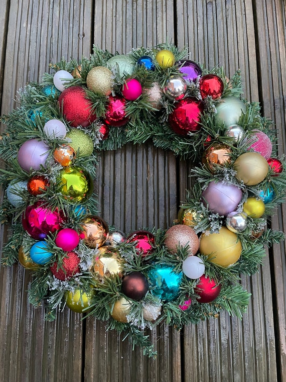 Bauble wreath sale
