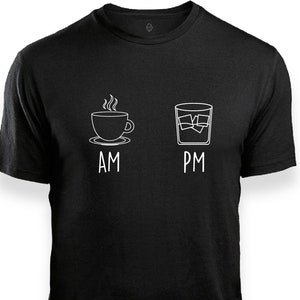 Kaffe och whisky förmiddag och kväll svg, png, dxf, eps. Förmiddag kväll fil, kaffe svg för silhuett, svg för Cricut, svg klippfiler, whisky, svg clipart