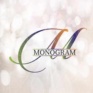 Calligraphie split monogramme svg / png / eps / dxf. Monogramme split alphabet numérique. Fractionnement des lettres calligraphiques numériques seulement. Monogramme divisé.