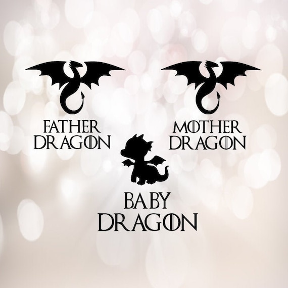 Mother Of Dragons T-Shirt With Dragon Silhouette Mother Of Dragons T-Shirt With Dragon Silhouette