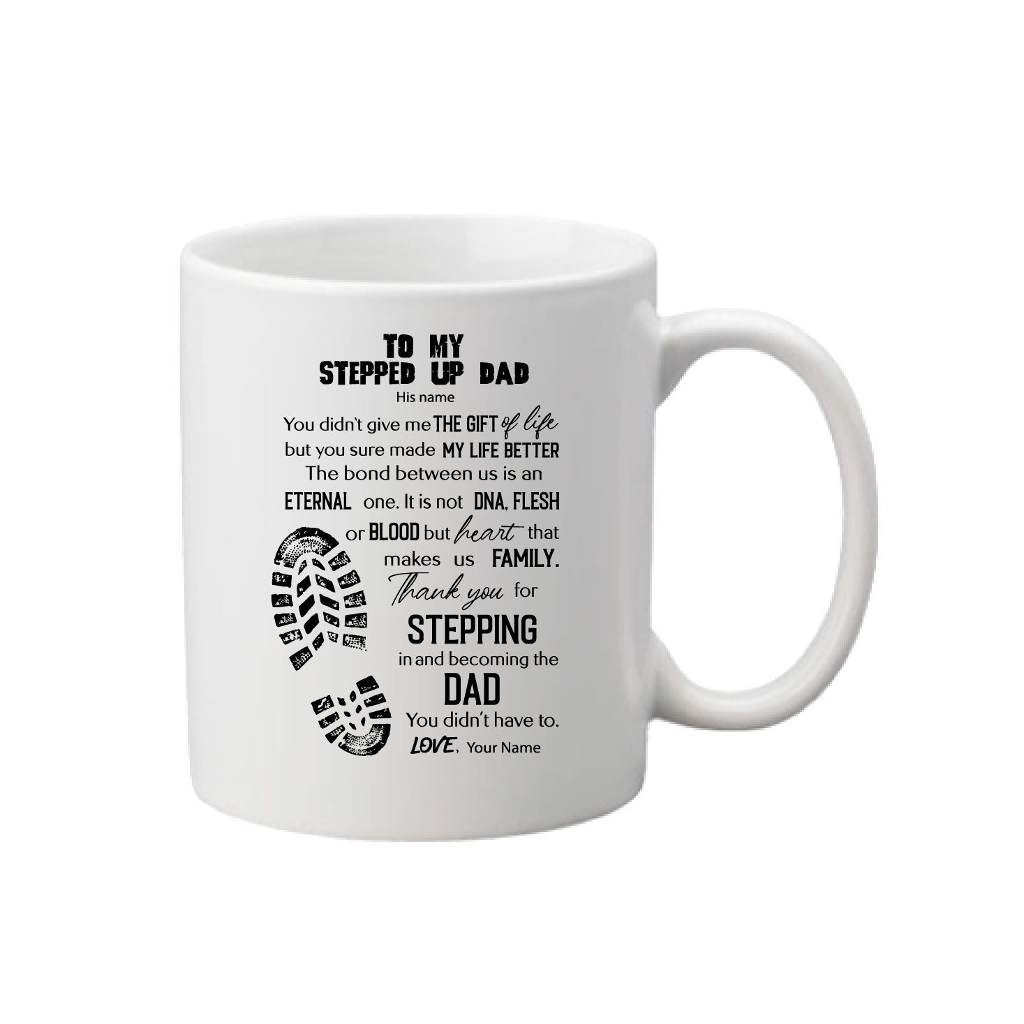 Stepped up Dad Svg, Bonus Dad Svg, Step Dad Svg Eps Dxf Png Print File ...