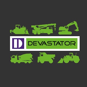 Devastator-svg. Devastator hoodies digitaal ontwerp svg, png, dxf, eps. Devastator T-shirts met lange mouwen. Vintage jaren 80 desepticons svg.