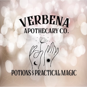 Verbena Apothecary Svg, Practical Magic Svg,  svg, eps, dxf, png print file vector, Digital Download