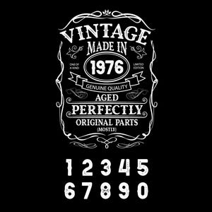 SVG vintage de cumpleaños, SVG envejecido, PNG perfecto, diseño de camiseta de cumpleaños de primera calidad. SVG de cumpleaños. Hecho en SVG. Diseño SVG de cumpleaños.