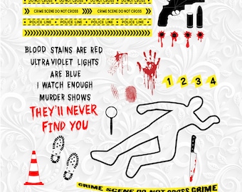 Crime scene bundle SVG. Blood bundle SVG, dxf, eps, png. True crime scene svg. Blood stains are red SVG bundle. Blood splatter svg. Crime