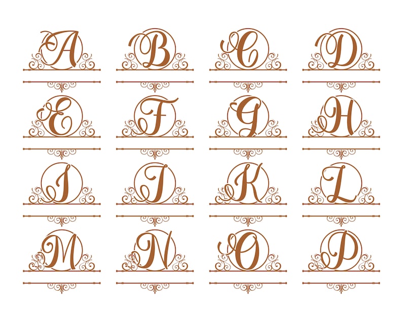 Download Individual Monogramm Letter Svg Split Initials Letter Font For Monogram Dxf Initials Frame Alphabet Split Letter Png Split Monogram Svg Clip Art Art Collectibles Kromasol Com