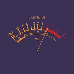 Sound meter svg. VU meter SVG. Sound Decibel meter svg, png, eps, dxf. Color and Black version of sound VU meter svg. Digital design svg.
