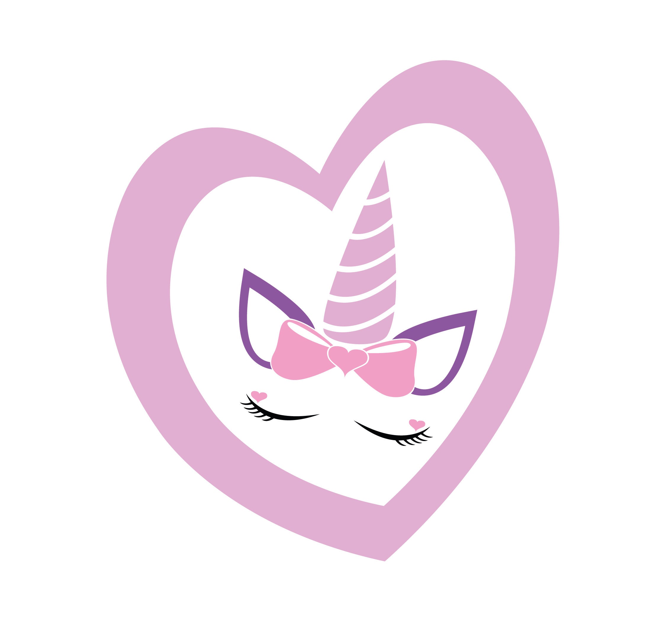 Download Unicorn SVG Unicorn love svgUnicorn heart svg CricutCute ...