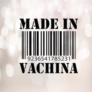 Made in vachina svg, Baby Onesie svg, Digital File, Png, Eps, Dxf print file, vector