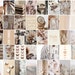 Printed 30/50pcs Beige Collage Kit, 4x6' Aesthetic Nude Room Decor Prints 