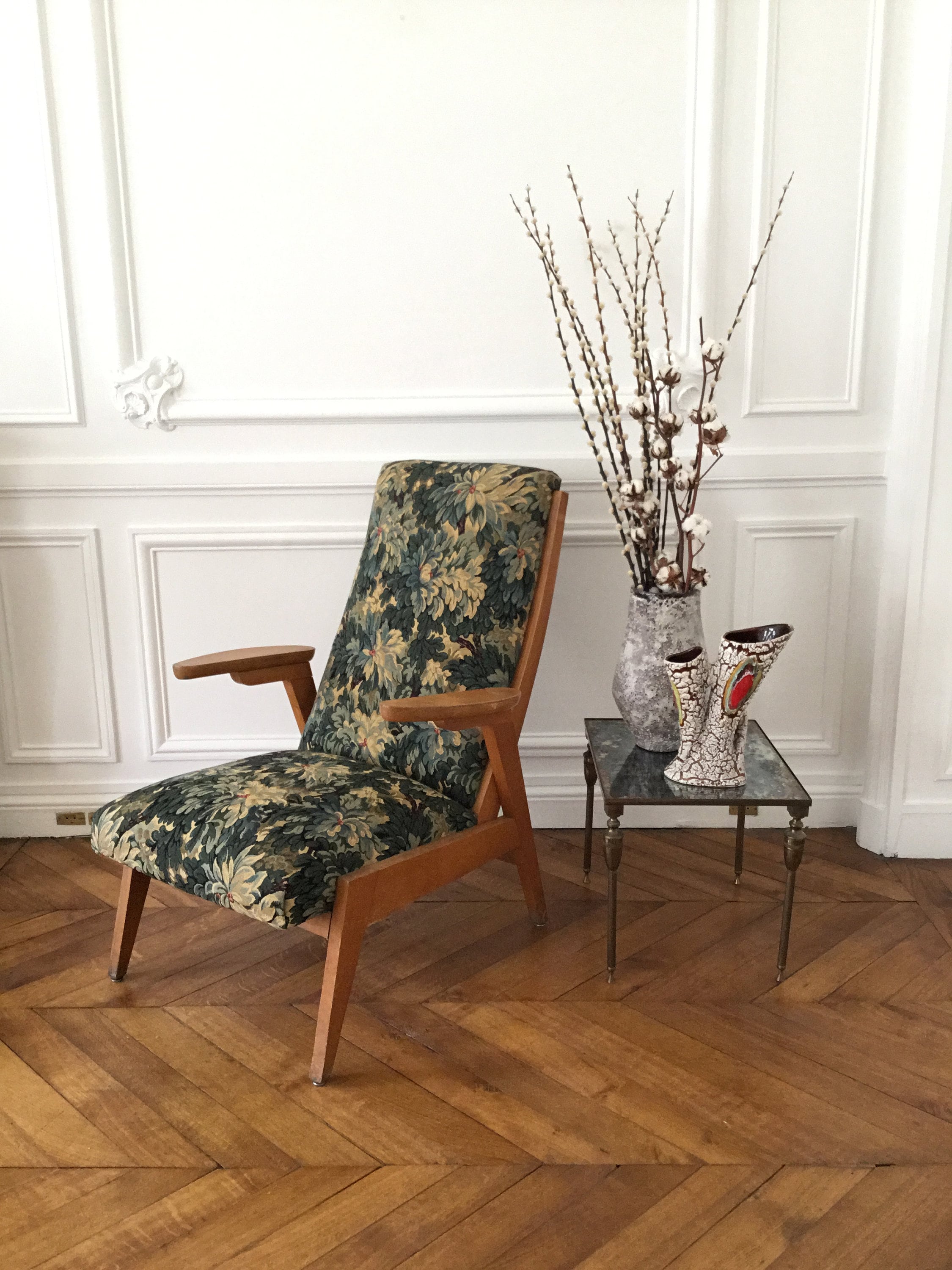 Fauteuil Vintage 60 Refait