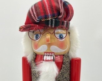 Bombay Country Gentleman Nutcracker 15 inches (38cm) Tall - Christmas Ornament Gift Decor Wooden Original Soldier