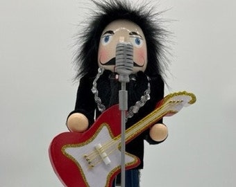 Bombay Rockstar Nutcracker 16 inches (40cm) Tall - Christmas Ornament Gift Decor Wooden Original Soldier