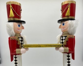 Bombay Celebrations Nutcracker 21 inches (53cm) tall - Christmas Ornament Gift Decor Wooden Original Soldier