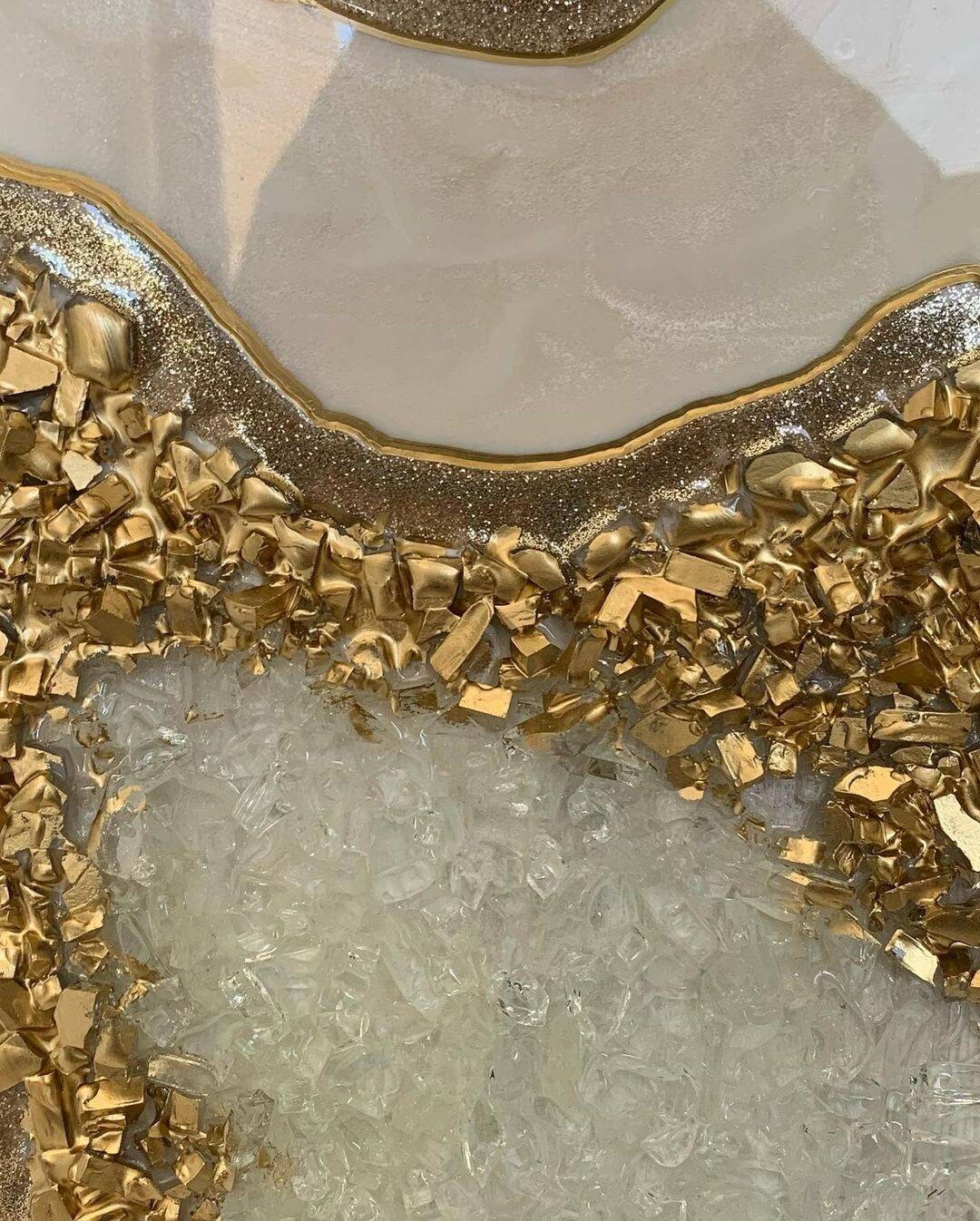 Ready to Ship / Red Resin Geode / Luxury Home / Gift to New Home ...