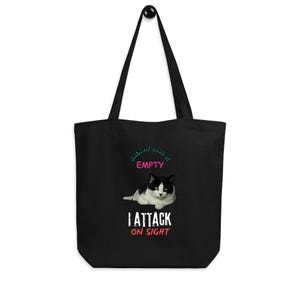 Cat meme Tote Bag • Cat meme tote bag