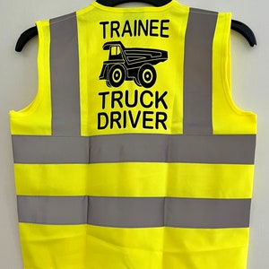 Trainee Truck Driver / Hi-Viz/Construction jacket for cjldren/ fun play jacket