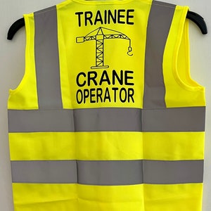 Trainee Crane Driver/ Hi-Viz/Construction jacket for cjldren/ fun play jacket