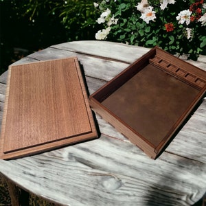 Custom Dice Tray with Lid - Dice box - Yahtzee, Farkle, D & D, Etc.